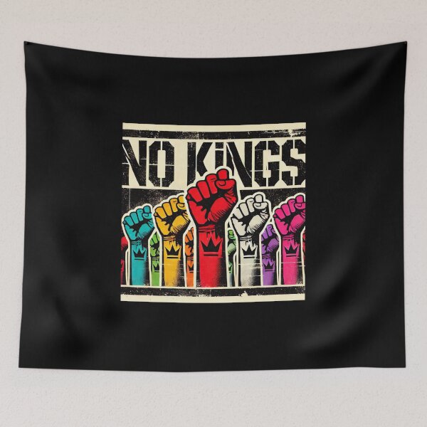 Item preview, no kings no oligarchs designed and sold by TEEJAMBOREE.