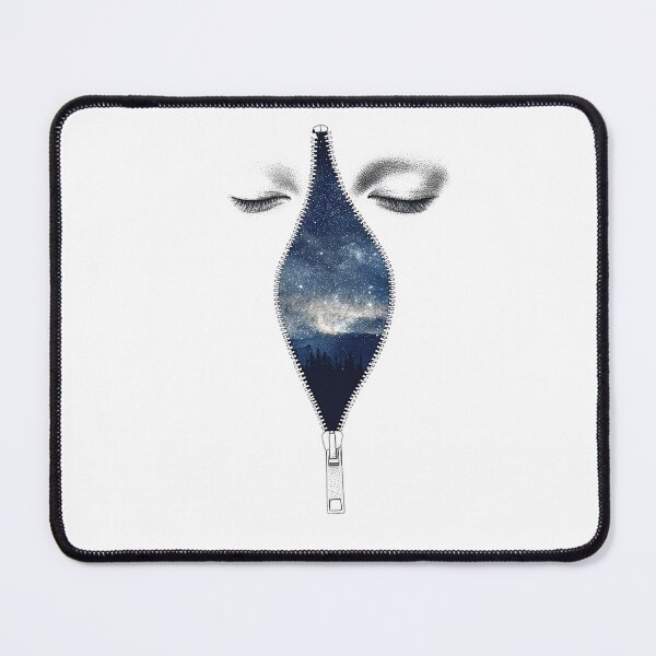 Item preview, Unzip the Universe – Surreal Galaxy Face Concept Art designed and sold by Alphakenon.