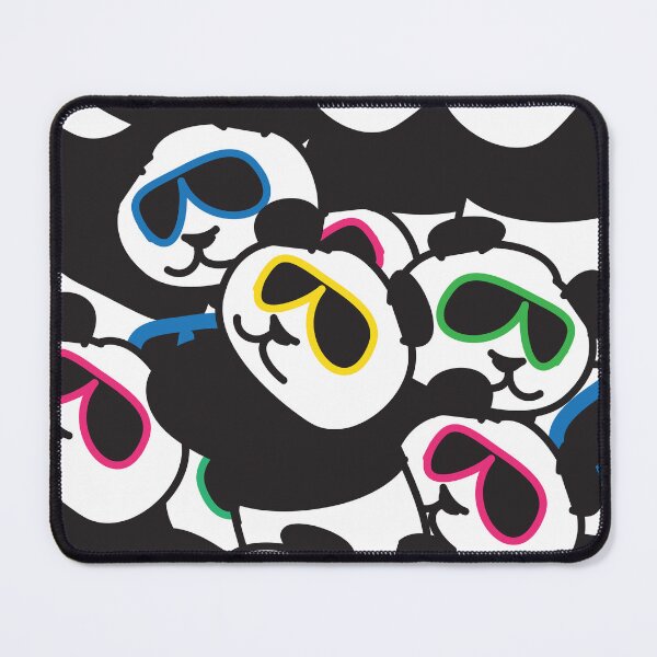 Item preview, Sunglass wearing cool panda animal print pattern designed and sold by fluffyfamcraft.