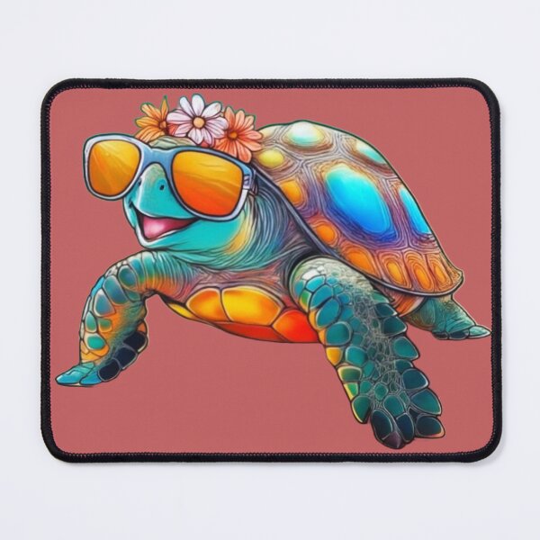 Item preview, Turtle sunglasses colorful vibrant cute clothing designed and sold by JumWow.