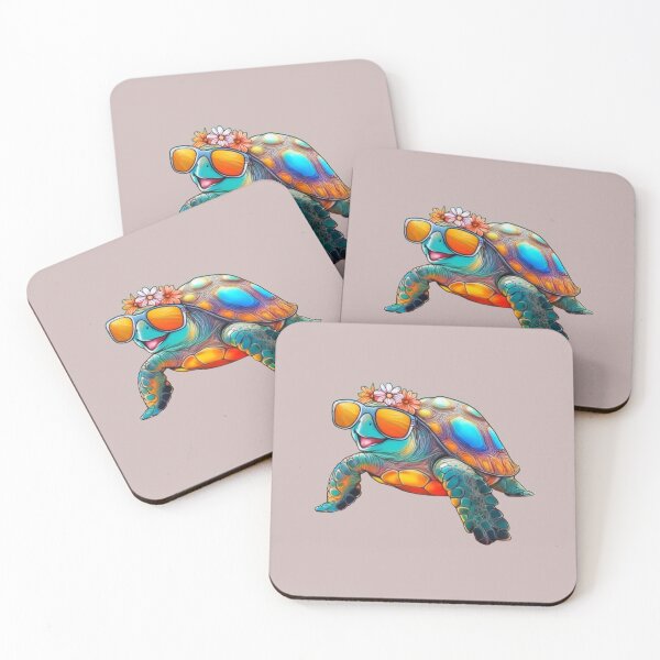 Item preview, Turtle sunglasses colorful vibrant cute clothing  designed and sold by JumWow.