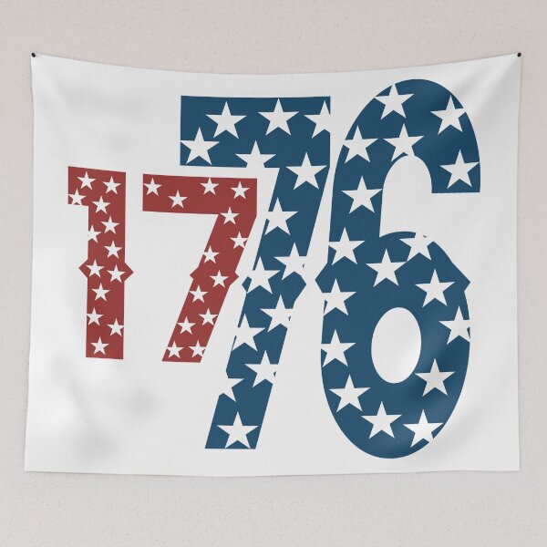 Item preview, 1776 red white and blue stars designed and sold by RuthFurtado.