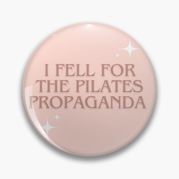 Item preview, Pilates Propaganda Pink designed and sold by mikayorrico.