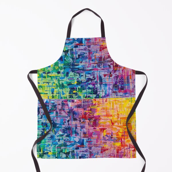 Item preview, “Reasons” abstract geometric rainbow colors designed and sold by emmalyonsart.