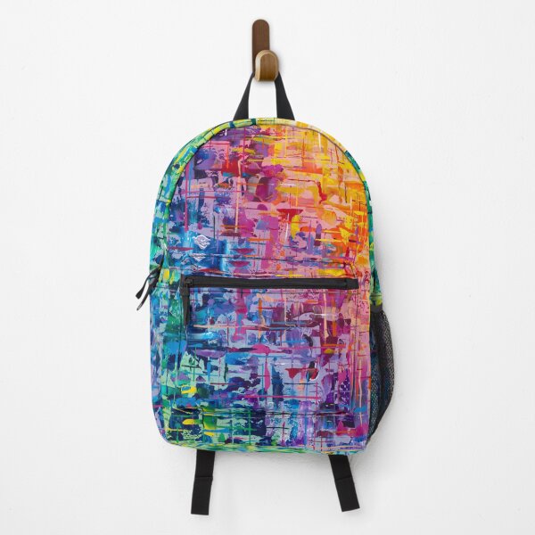 Item preview, “Reasons” abstract geometric rainbow colors designed and sold by emmalyonsart.