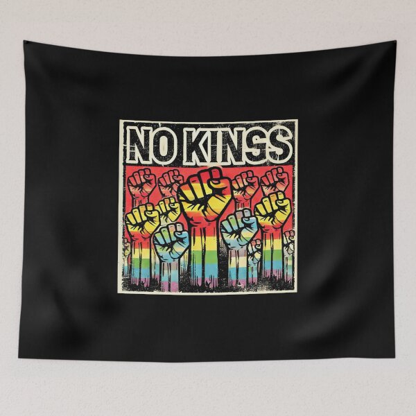 Item preview, no kings no oligarchs designed and sold by TEEJAMBOREE.