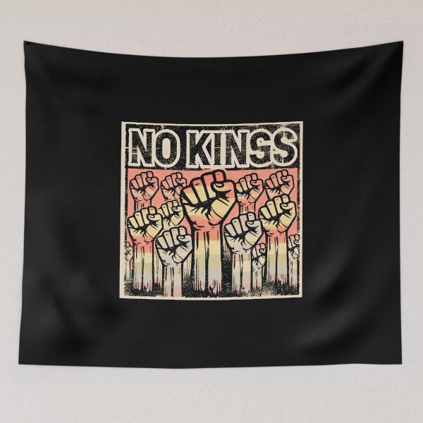 Item preview, no kings no oligarchs designed and sold by TEEJAMBOREE.