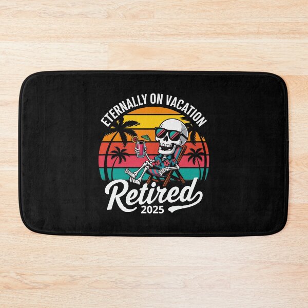 Item preview, Eternally On Vacation – Funny Retired 2025 Skeleton Beach Design designed and sold by Imaginarium Design.
