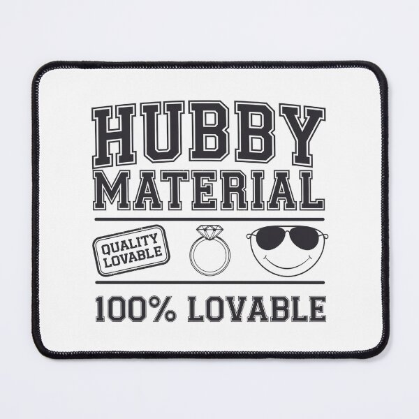 Item preview, Hubby Material - Funny Husband Quality Illustration designed and sold by HustleBossLady247.
