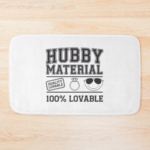 Item preview, Hubby Material - Funny Husband Quality Illustration designed and sold by HustleBossLady247.