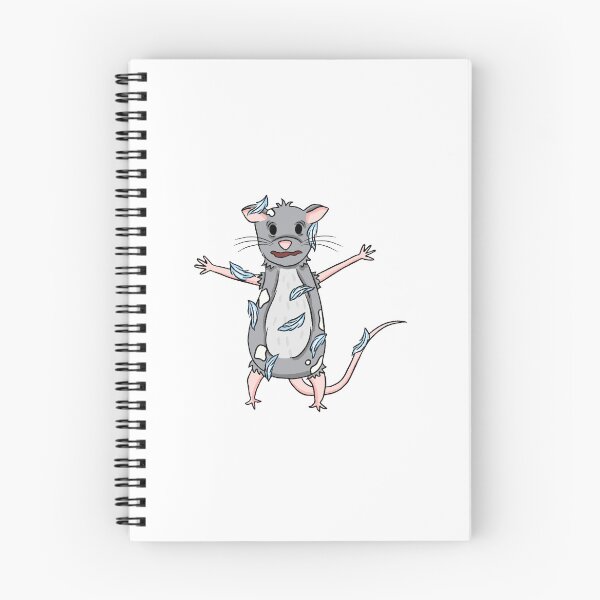 Item preview, Scared of Flight: Mort the Flightless Rat designed and sold by scarletsunrise.