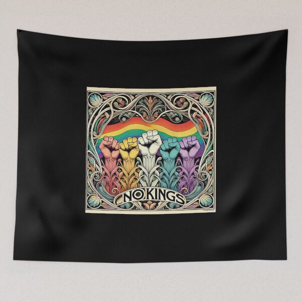 Item preview, no kings no oligarchs designed and sold by TEEJAMBOREE.