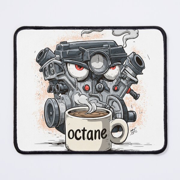 Item preview, V8 Engine Drinking Octane Coffee – Funny Car Lover Design designed and sold by Alphakenon.