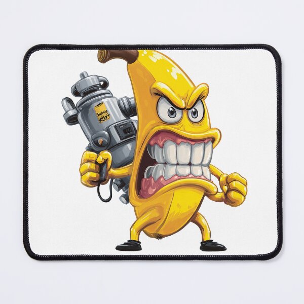Item preview, Angry Banana with Nitro Tank – Funny Cartoon Fruit with Rage and Speed designed and sold by Alphakenon.