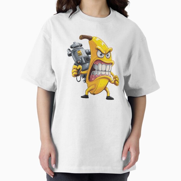 Item preview, Angry Banana with Nitro Tank – Funny Cartoon Fruit with Rage and Speed designed and sold by Alphakenon.
