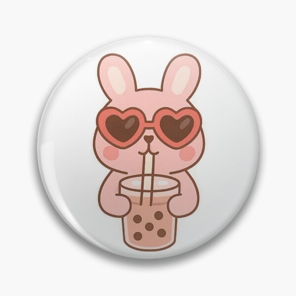 Item preview, Conejito genial bebiendo boba designed and sold by cloud9create.