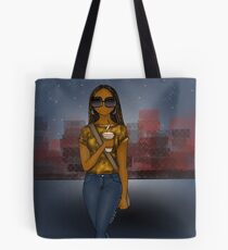 Stadt leuchtet afrozentrisch Tote Bag