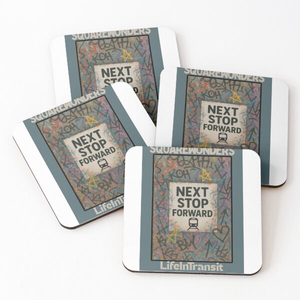 Item preview, SquareWonders™: Next Stop Forward – Urban Transit-Inspired Design designed and sold by yoursnotably.
