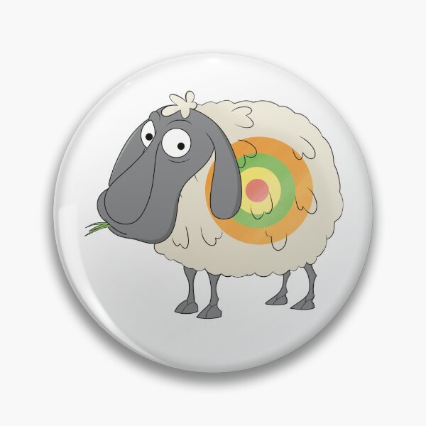Item preview, HTTYD Bullseye Sheep Dragon Training Sticker Shirt designed and sold by The Pretty Hippo Company.