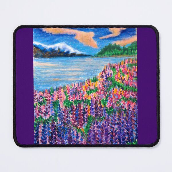 Item preview, Lupins Near Mt. Cook designed and sold by PaniaBrown.