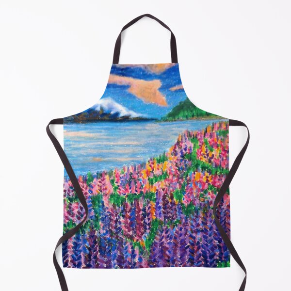 Item preview, Lupins Near Mt. Cook designed and sold by PaniaBrown.