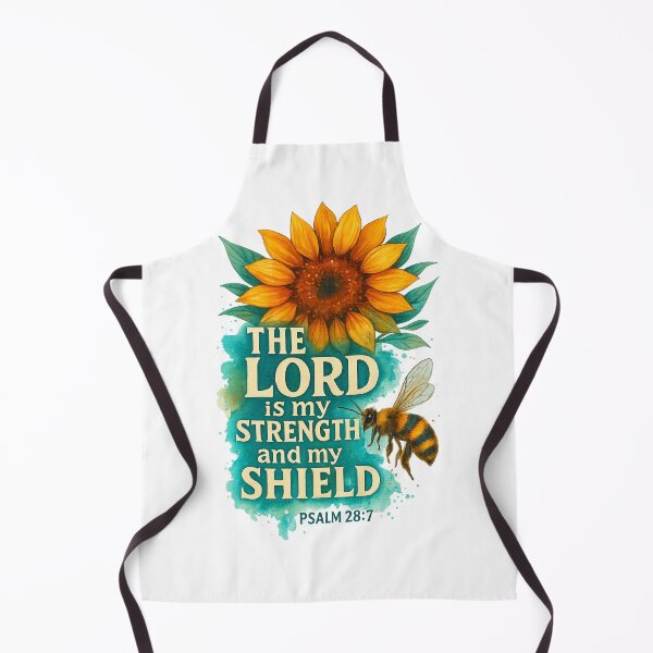 Item preview, The Lord is my Strength and my Shield - Psalm 28:7 Christian designed and sold by GoodwillDesigns.