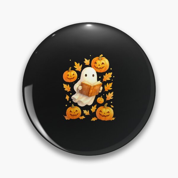 Artikelvorschau, Lustiges Geisterbuch, das Buh liest, gruseliges Halloween-Buh entworfen und verkauft von diyoor.