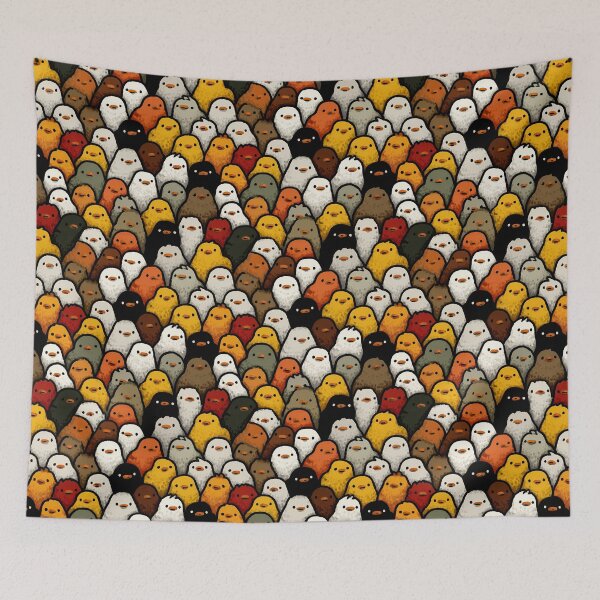 Item preview, Packed tightly Ducks Pattern designed and sold by LittleShopOrion.