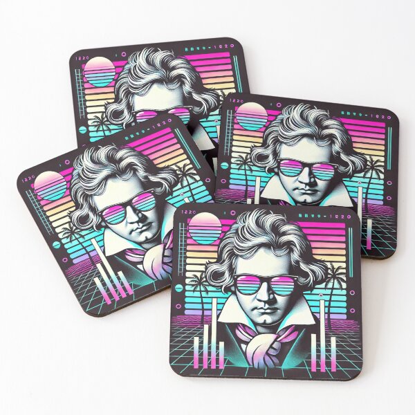Item preview, Portrait, Beethoven Art - Vaporwave Style designed and sold by The Great  Art.