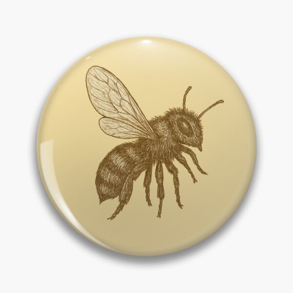 Item preview, Bees And Daisys - Botanial Drawings designed and sold by TooLazyToBrand.