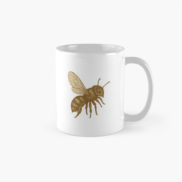 Item preview, Bees And Daisys - Botanial Drawings designed and sold by TooLazyToBrand.
