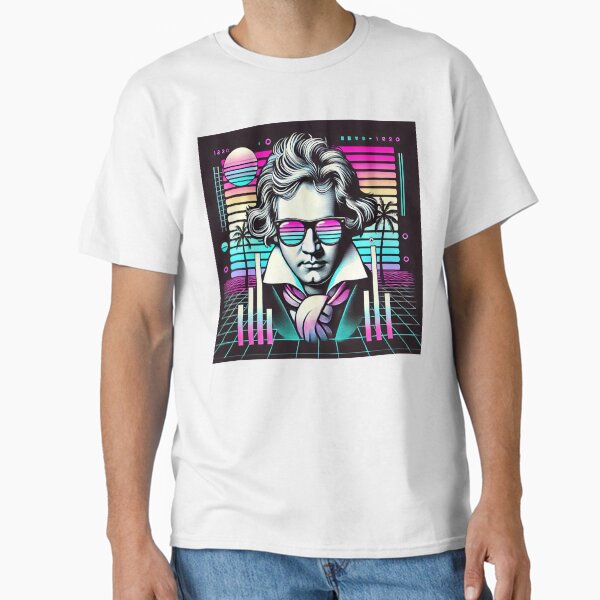 Item preview, Portrait, Beethoven Art - Vaporwave Style designed and sold by The Great  Art.