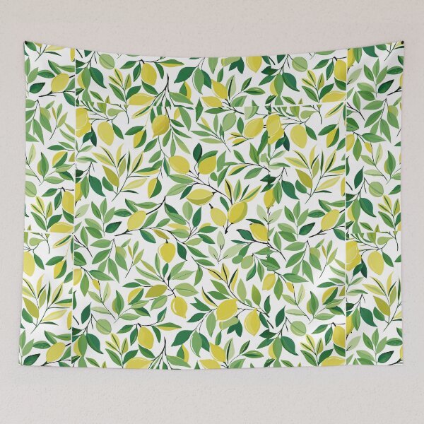 Item preview, Lemon Aesthetic Fuzzy  – Cute Kawaii Citrus Pattern for Cozy Summer Vibes designed and sold by MAGICKEY2024.