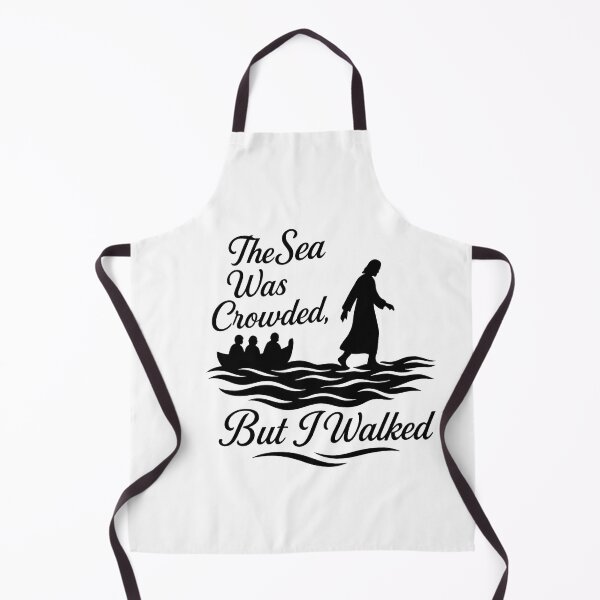 Item preview, El mar estaba lleno, pero caminé – Camiseta inspirada en la fe designed and sold by authormikemuncy.