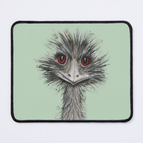 Item preview, Cute & Cheeky Watercolour Emu (Australian Wildlife) designed and sold by Sam Morton - Heart Art.