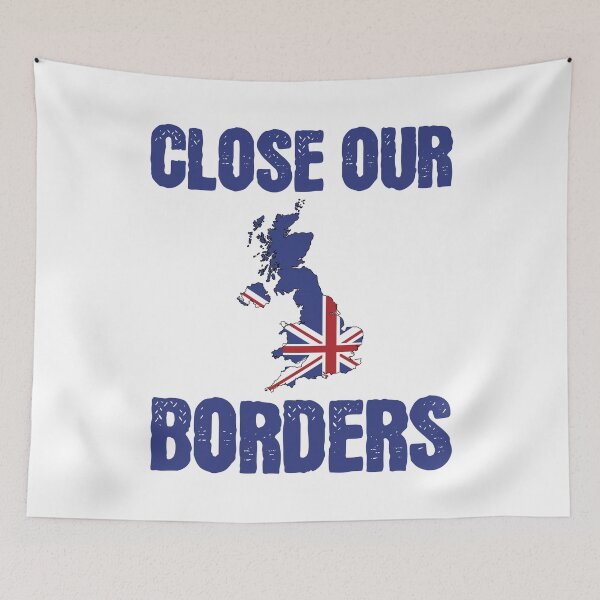 Item preview, Close our borders designed and sold by BritishDelights.