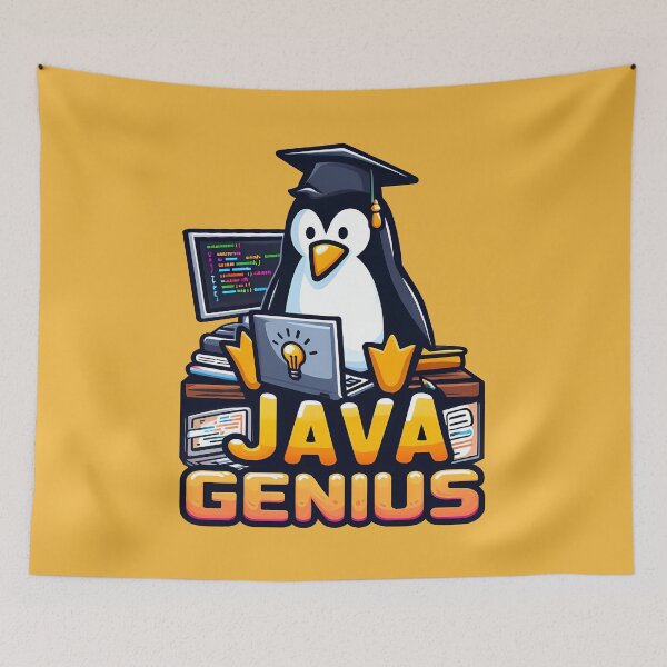 Artikelvorschau, Java Genius, Typografie entworfen und verkauft von maxmaj.