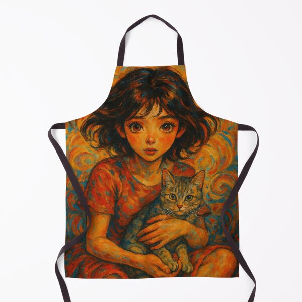 Item preview, Vibrant Abstract Cat Portrait designed and sold by JonelleTshirts.