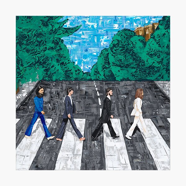 Item preview, Abstract “Abbey Road”, Beatles album cover designed and sold by emmalyonsart.