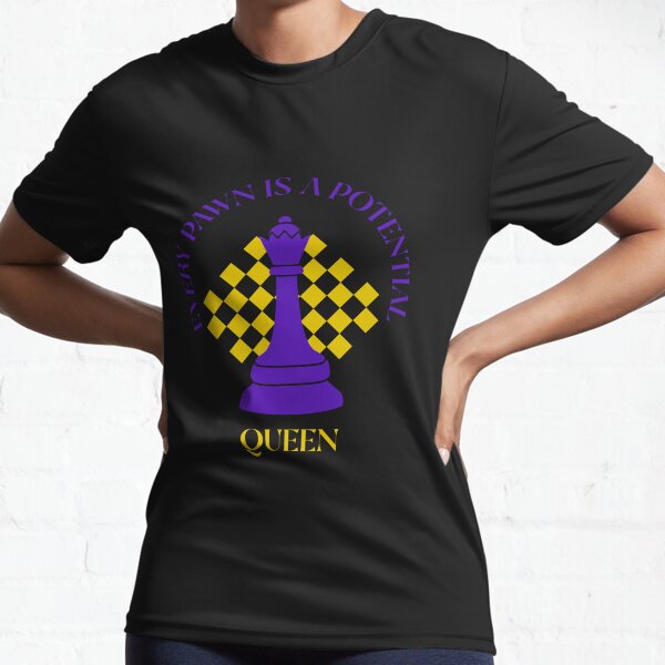 Item preview, Every Pawn Is A Potential Queen Chess Inspirational designed and sold by KRMerch.