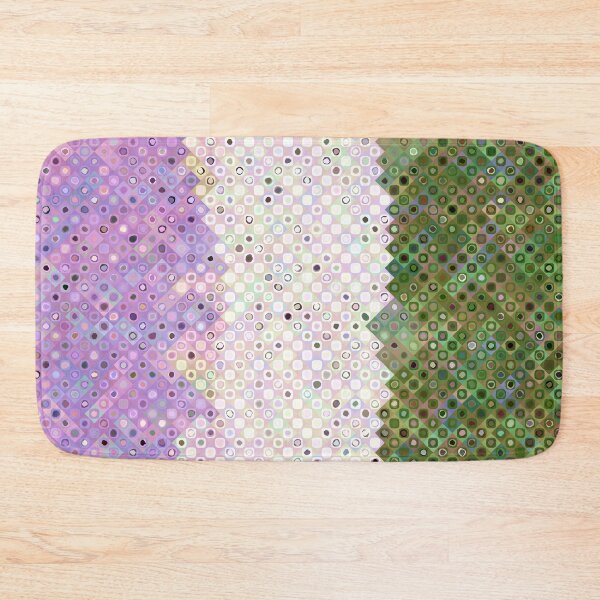 Item preview,  Groovy Quirky Geometric Abstract Genderqueer Pride Flag designed and sold by Chaos Queery.