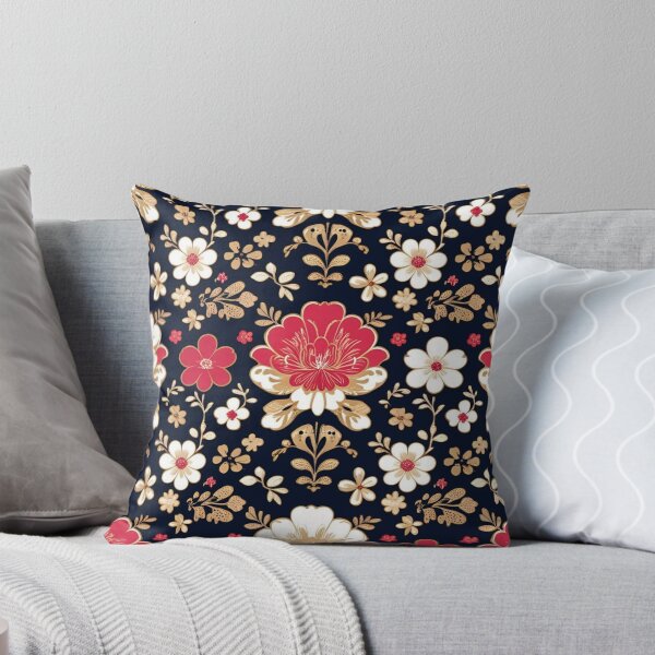 Item preview, Vintage Warm Pink and Black Efflorescent Romantic Blossom designed and sold by Hanging On By A Staple.