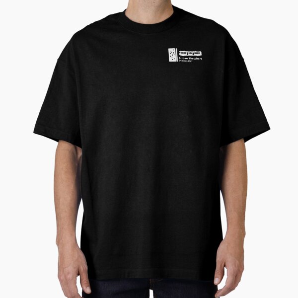 Item preview, USK Melbourne - small white logo on front designed and sold by Melbourne Urban Sketchers.