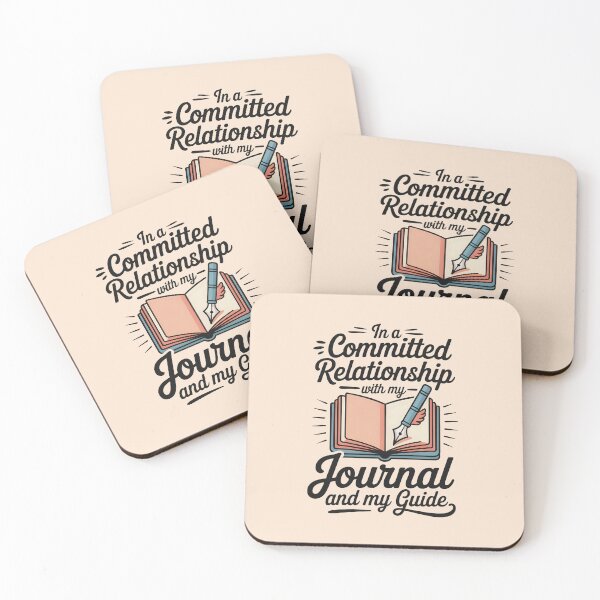 Item preview, In A Committed Relationship With My Journal and My Guide designed and sold by CrypticHMystic.