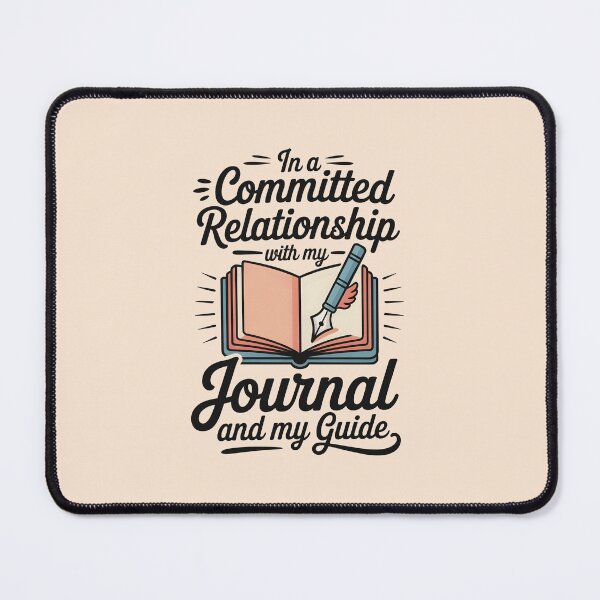 Item preview, In A Committed Relationship With My Journal and My Guide designed and sold by CrypticHMystic.