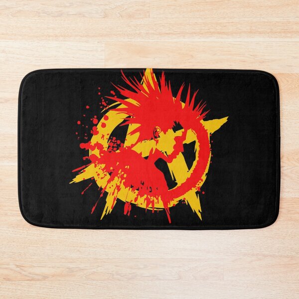 Item preview, Mohican Punk Rocker with Anarchy Symbol – Bold Punk Rock Design for Rebels designed and sold by paulo silveira.