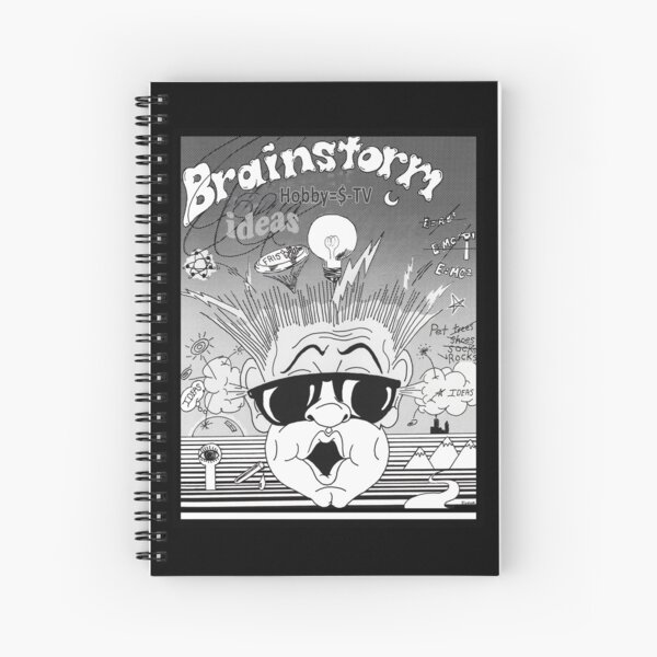 BRAINSTORM ideas Design Spiral Notebook