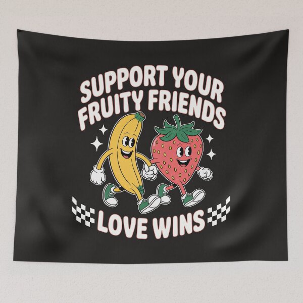 Item preview, Funny Pride Support Your Fruity Friend LGBTG Gay Lesbian LGBT designed and sold by BeyondTe.