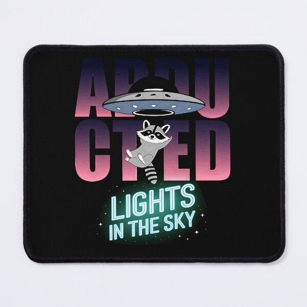 Item preview, Abducted Raccoon – Lights in the Sky UFO Encounter designed and sold by Taans-Creation.