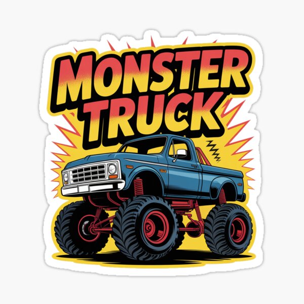 Item preview, Monster Truck Colorful Graffiti Trucker Truck driver designed and sold by BeyondTe.